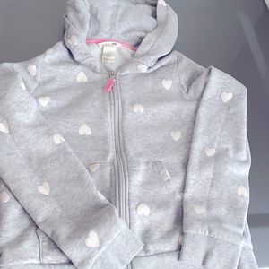 H&M Girl Gray Hoodie